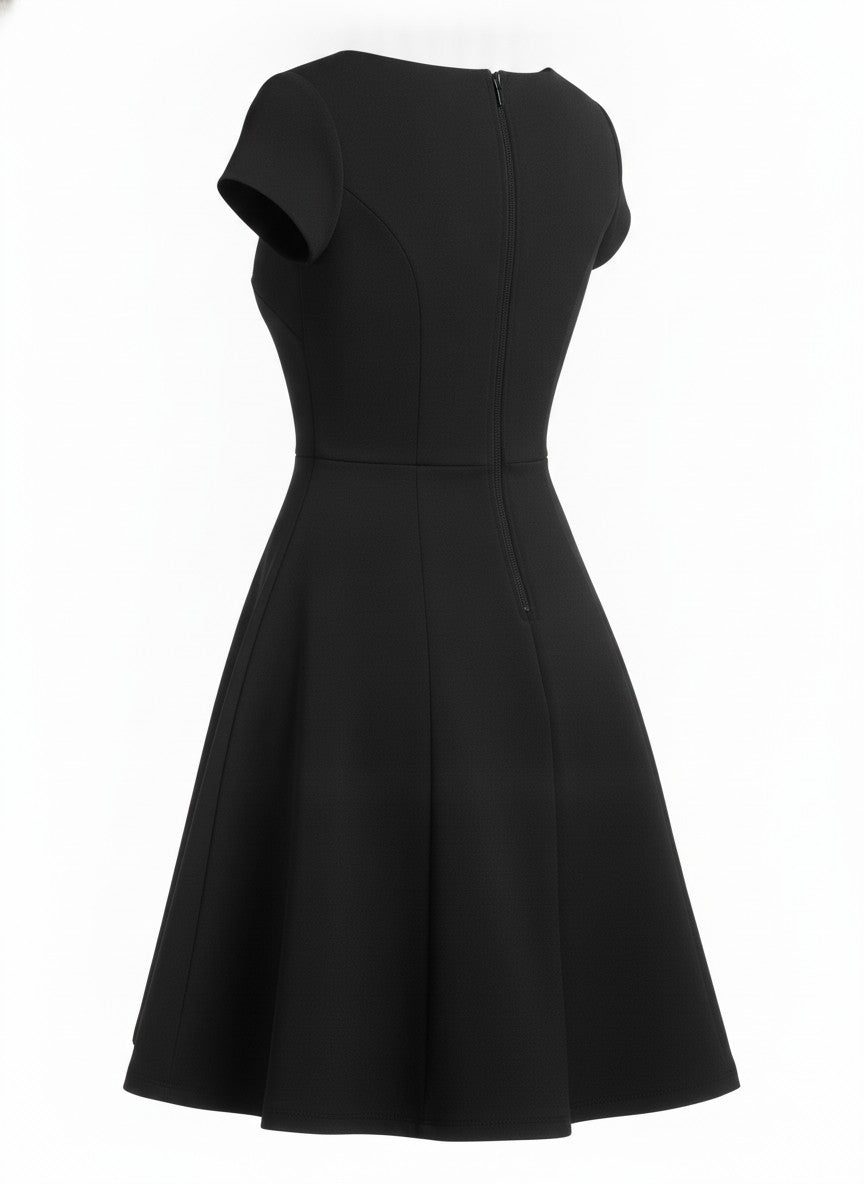Black A-Line Mini Dress