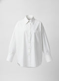 White Oversized Button Down Shirts